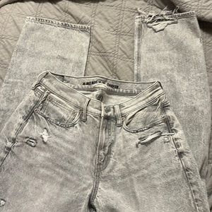 AE jeans never worn grey size 2